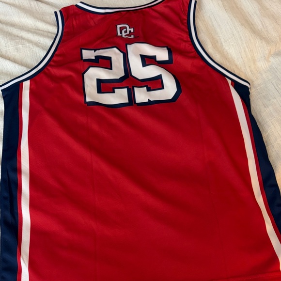Red Washington Nationals Basketball Jersey - Picture 3 of 3